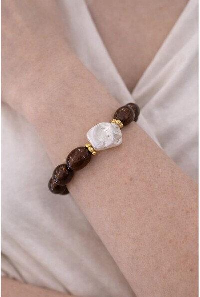 FotoPulseira Pérola em Banho Ouro