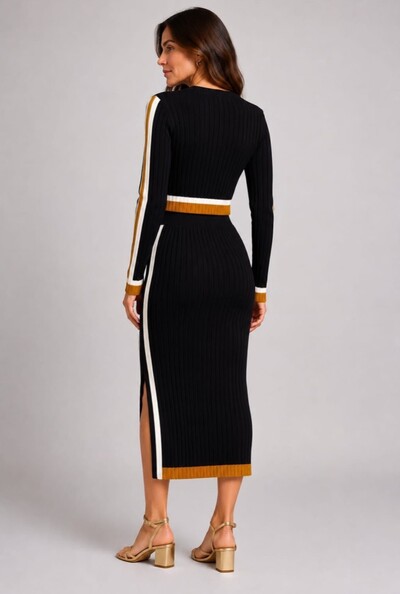 Foto Conjunto Preto em Tricot