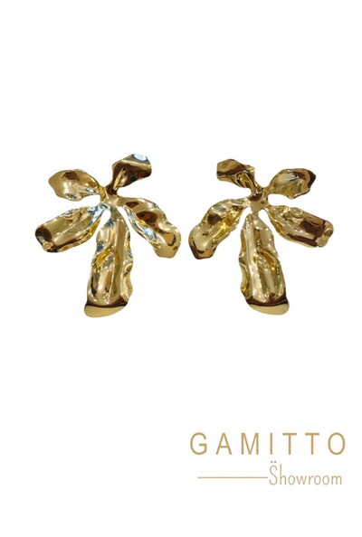 Foto Brinco Flor em Banho Ouro