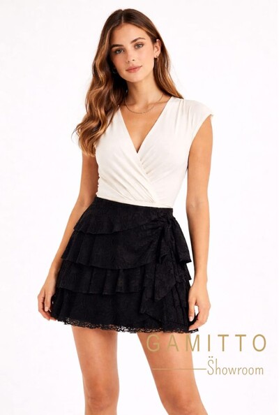 Foto Saia em Renda com Babados