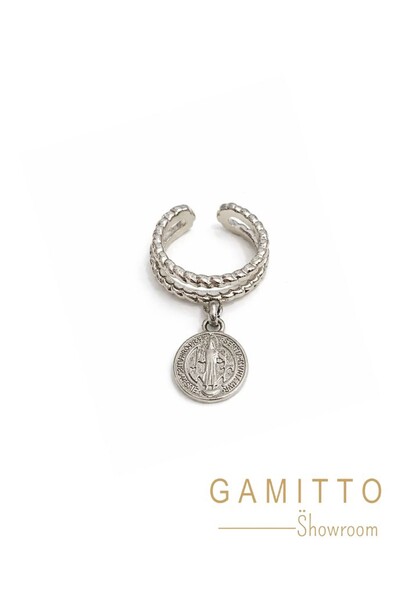 Foto Anel Árvore da Vida em Banho Prata