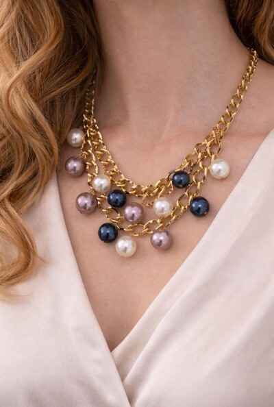 FotoColar Pérolas em Banho Ouro