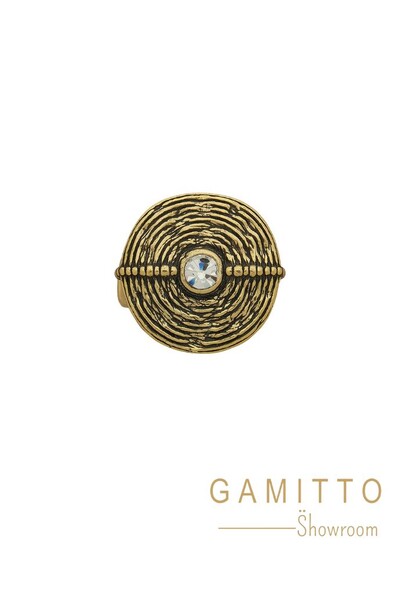 Foto Anel em Banho Ouro Vintage