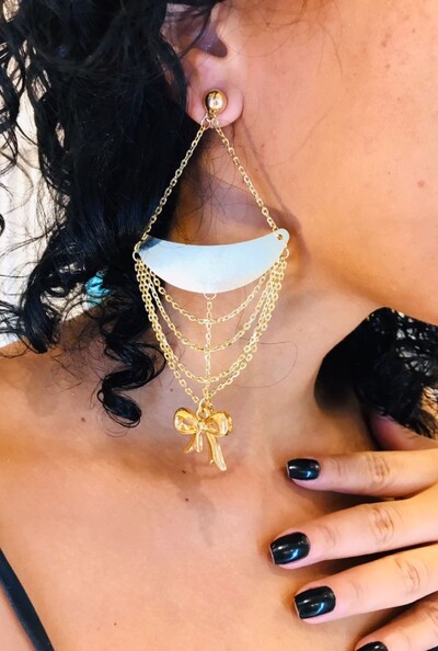 FotoBrinco Laço em Banho Ouro