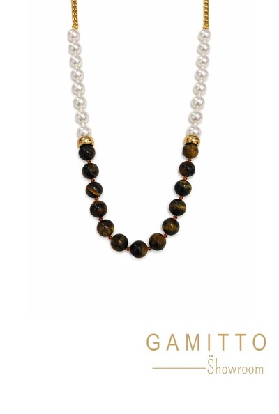 Foto Colar Pérolas em Banho Ouro