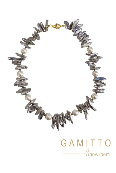 Foto Colar Pérolas em Banho Ouro