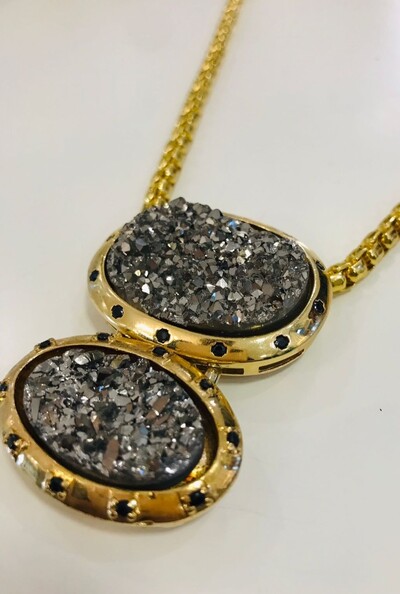 FotoColar Drusa em Banho Ouro