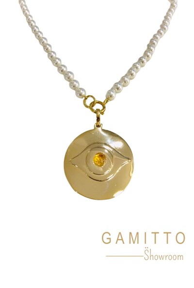 Foto Colar Pérolas em Banho Ouro