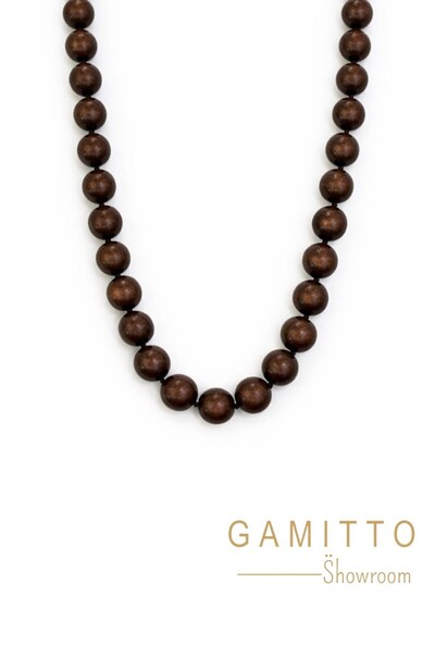 Foto Colar Pedra M em Banho Ouro