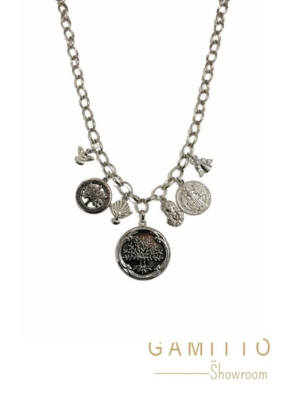 Foto Colar Árvore da Vida em Banho Prata