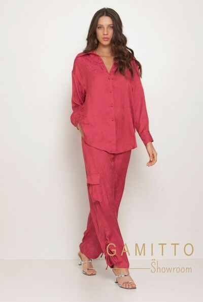 Foto Calça Cargo em Jacquard