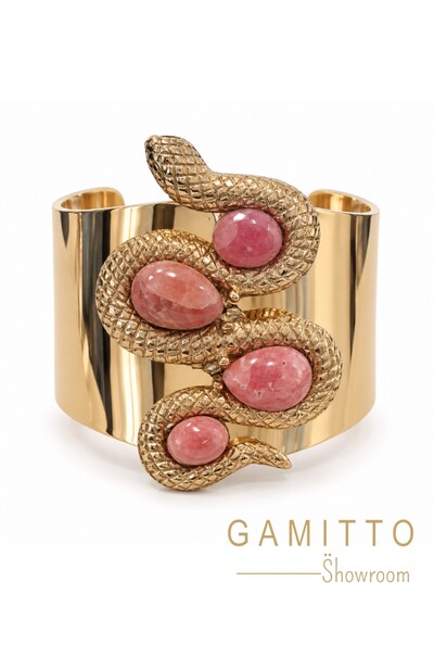 Foto Bracelete Pedras em Banho Ouro