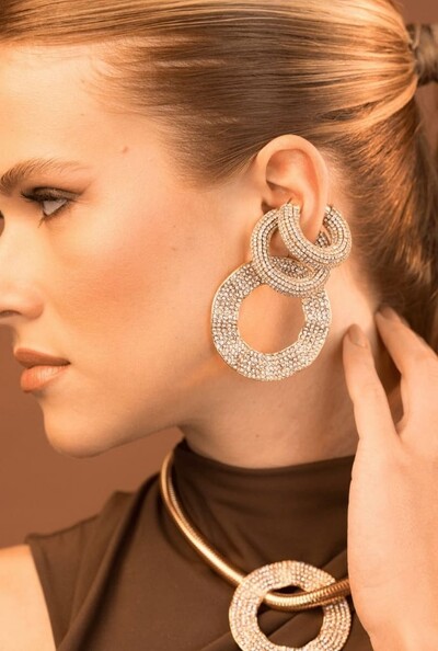 FotoKit Ear Cuff em Banho Ouro