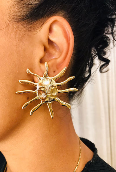 FotoBrinco Sol em Banho Ouro