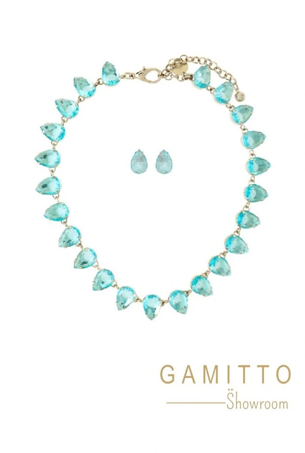 Kit Colar e Brinco em Banho Prata