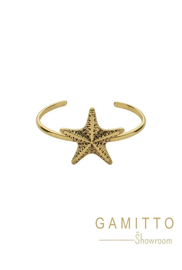 Pulseira Estrela em Banho Ouro Vintage
