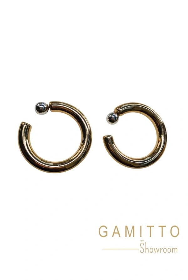 Brinco Argola em Banho Ouro