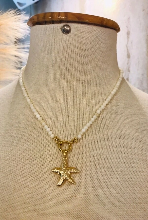 Colar Pérolas Estrela do Mar