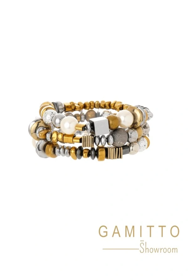 Kit de Pulseiras em Mix de Banhos