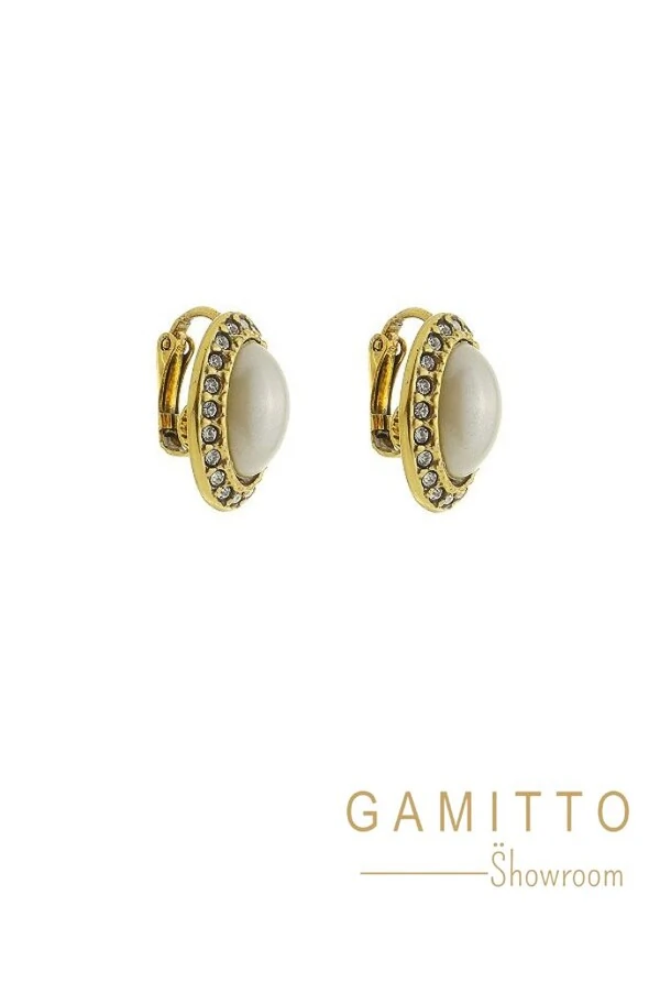 Brinco de Pressão em Banho Ouro Vintage