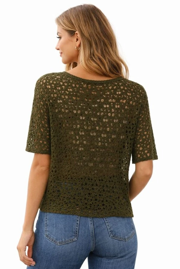 Blusa em Renda Verde