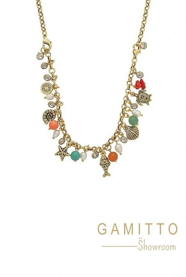 Colar/Pulseira em Banho Ouro Vintage