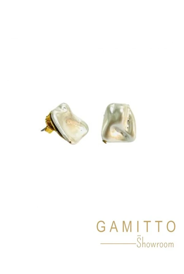 Brinco Pérola em Banho Ouro