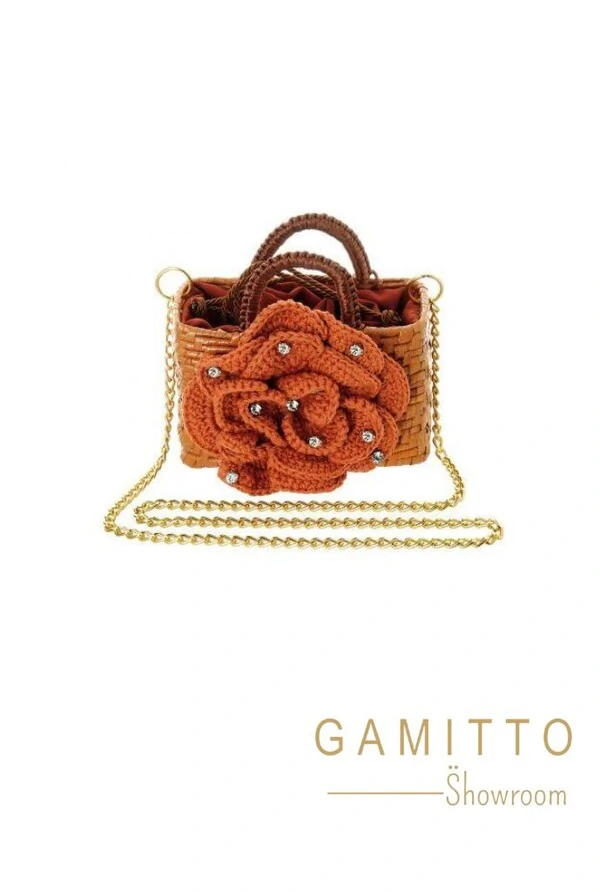 Bag Flor Marrom