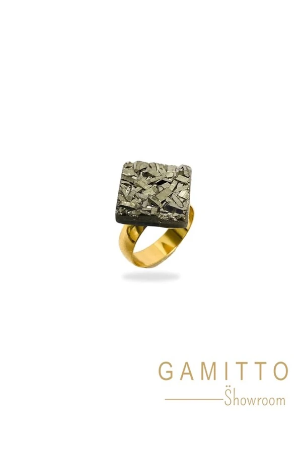 Anel Drusa em Banho Ouro