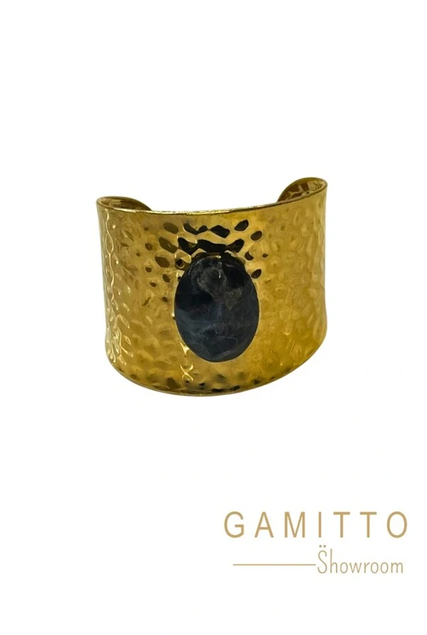 Bracelete Pedra em Banho Ouro