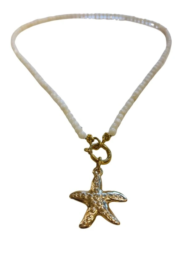 Colar Pérolas Estrela do Mar