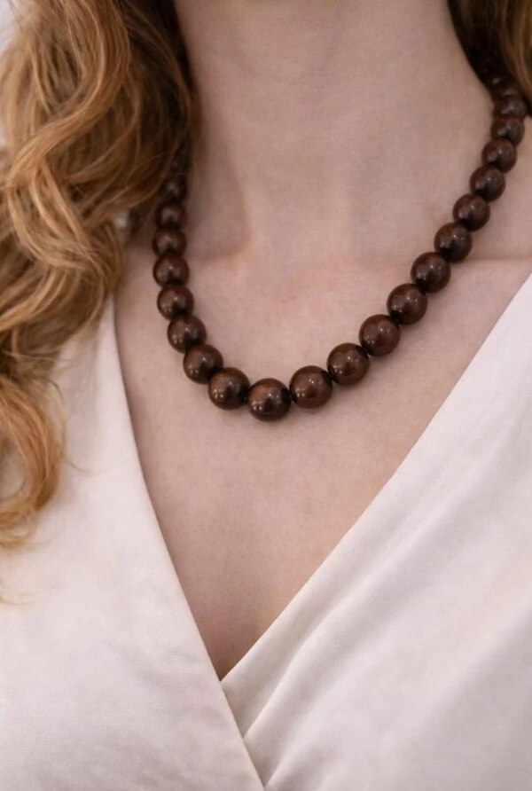 Colar Pedra M em Banho Ouro