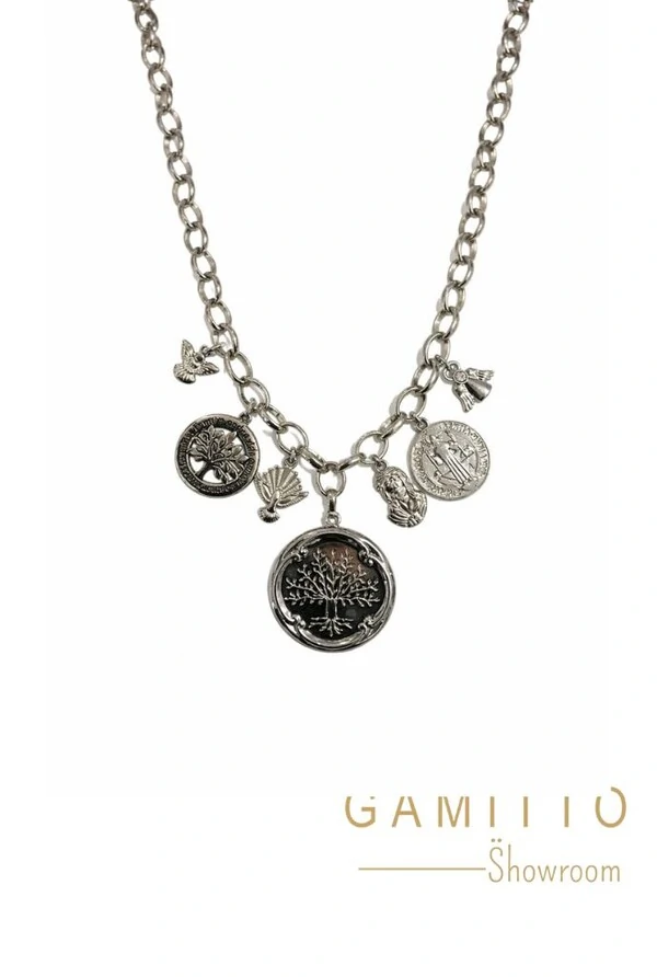 Colar Árvore da Vida em Banho Prata