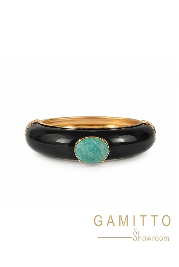 Bracelete Esmaltação em Banho Ouro