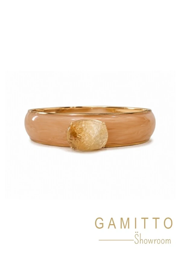 Bracelete Esmaltado em Banho Ouro