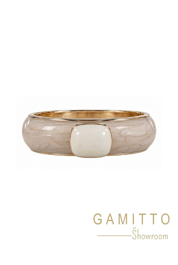 Bracelete Esmaltado em Banho Ouro