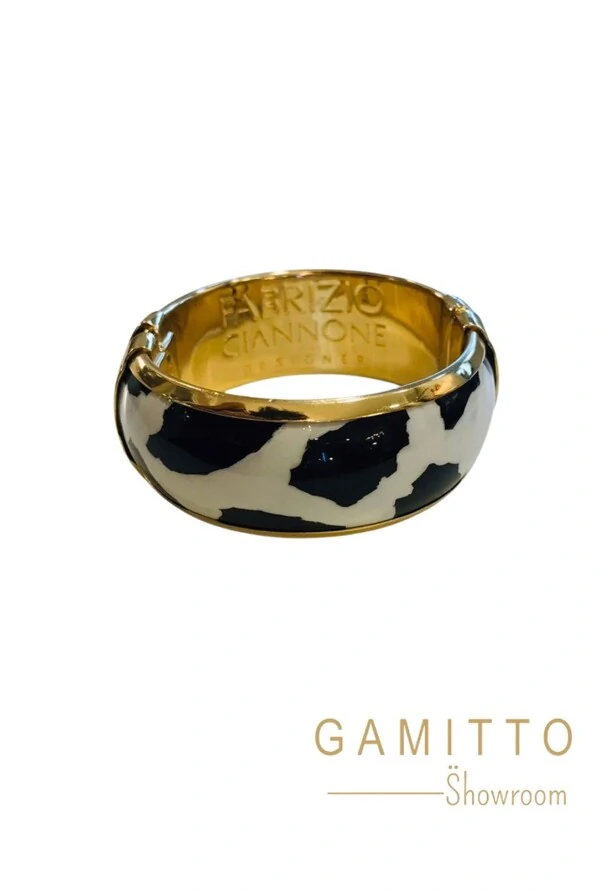 Bracelete Esmaltado em Banho Ouro