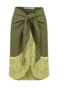 Pareo Franjas Olive
