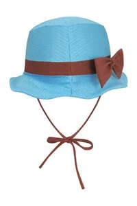 Chapeu Laço Kids Azur & Cappuccino