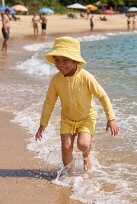Camiseta Sail Kids Amarelo Polen