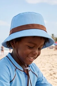 Chapeu Sail Kids Azur & Cappuccino