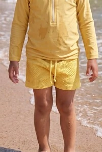 Shorts Sail Kids Amarelo Polen
