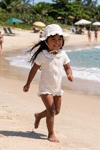 Body Celina Kids Crochet Off White
