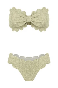 Top Santorini Laser Shimmer Olive