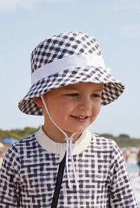 Chapeu Sail Kids Xadrez