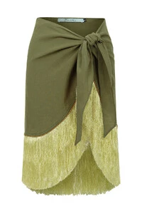 Pareo Franjas Olive
