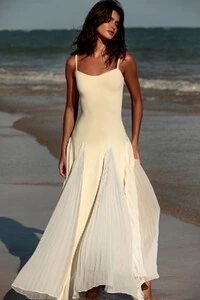 Vestido Athena Champagne