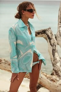Camisa Amalfi Celestial Shades
