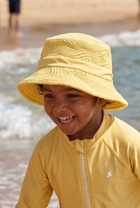 Chapeu Sail Kids Amarelo Polen
