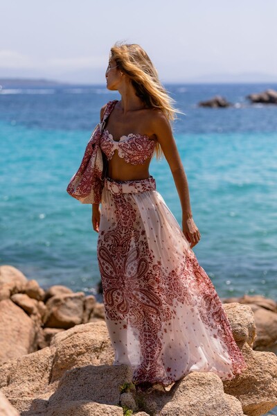Foto Saia Menorca Paisley Cherry